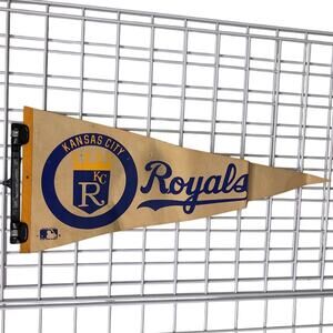 Vintage 1985 Kansas City Royals Major League Baseball Collectible Pennant